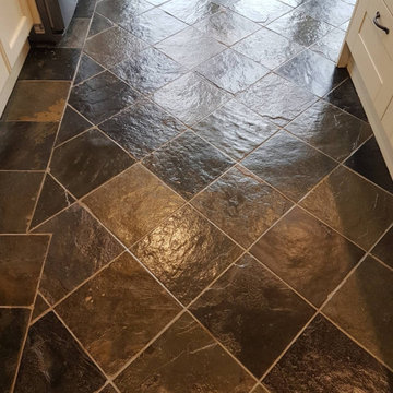 Renovating a Brazilian Slate Floor in a Harrogate Kitchen