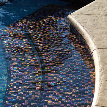 Linden Estates Travertine Poolscape