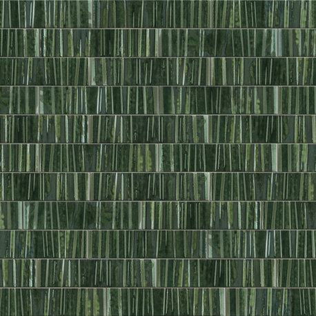 Joliet Prisma Sapphire Ceramic Wall Tile, Jade