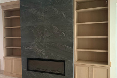 Inspiration for a large transitional living room remodel in Tampa