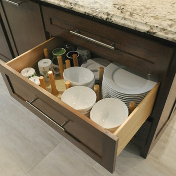 Expanded Transitional Kitchen