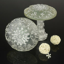QYN10 White Resin Tie Back Hold Backs - Window Treatment Accessories