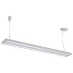 Lite Source Inc. - Led Pendant, Silver, Led Bulb 28.8W Color Temperature: 6000K - This energy saving modern LED pendant showcases a silver metal canopy and aluminum metal frame. Detailed with a frosted acrylic shade panel, this LED pendant can provide brilliant lighting for all applications with minimal energy usage.Item Dimensions :- 48x70socket :- LED1Bulb watt :- 28.8Bulb class :- LEDAssembly requiredIncludes one LED  bulb, 28.8 Watts