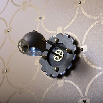 Steampunk'd Antique Light