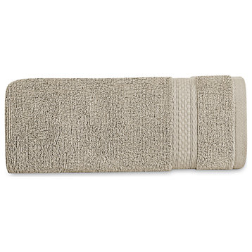 A1HC Bath Sheet Set, 100% Ring Spun Cotton, Ultra Soft, Quick Dry, Plaza Taupe, 1 Piece Bath Sheet (35x70)