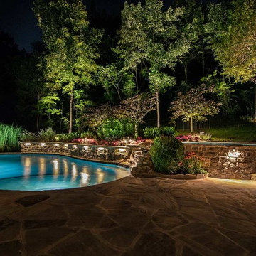 Backyard Pool and Patio Lighting Project