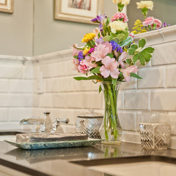 Tranquil Glamour NJ Bathroom Remodel