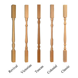1 3/8" Wood Porch Spindle - Products