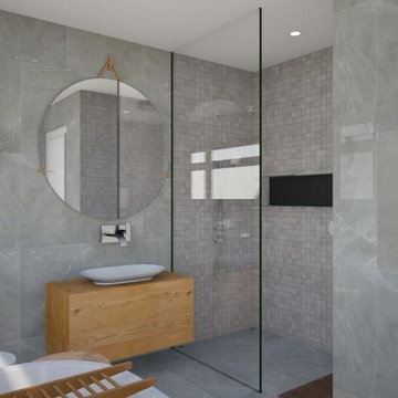 Farm Cove - Main Bathroom Render
