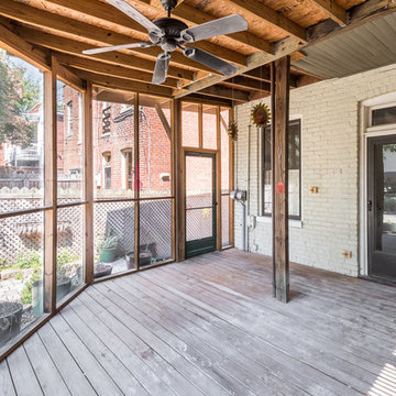 Screened in porch oasis