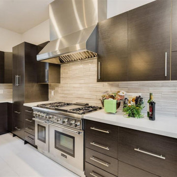 Hidden Appliances, Kitchen Remodel in Monrovia, CA