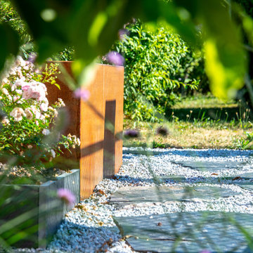 Bacs de plantation en acier corten