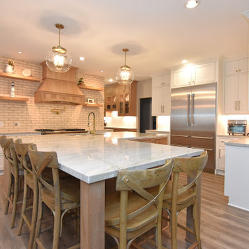 Inset White Oak-Dove White