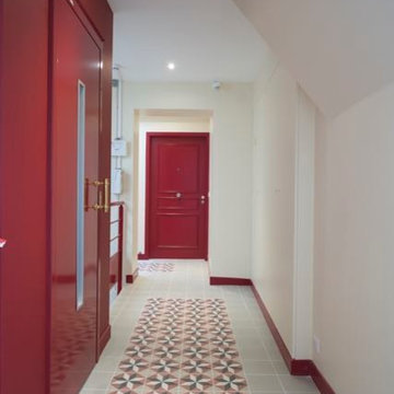 restructuration de 300 m² au 6ème étage d'un immeuble Haussmanien dans le 8ème