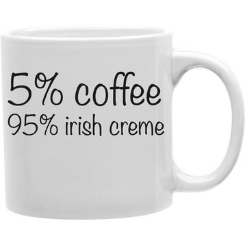 5% Coffee 95% Irish Creme Mug