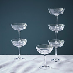 Champagne Coupe Stacking Set - Glasses
