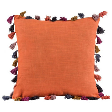 Malham Crest - 2020 Inch Pillow-Rustic Apricot Finish - Pillows