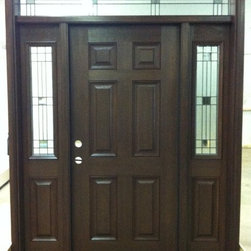 Cherry Grain Doors - Front Doors