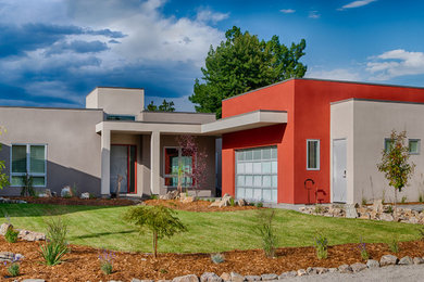 Example of a trendy exterior home design in Vancouver