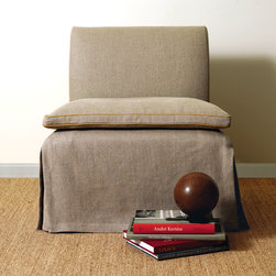 Salon Slipper Chair - Armchairs And Accent Chairs