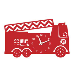 Engine Number 3 Children's Wall Clock - Kids Clocks