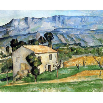 Paul Cezanne A House in Provence- near Gardanne Wall Decal