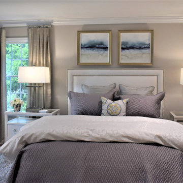 Soft Jewel Tones Master Bedroom Suite -- Deena Doherty