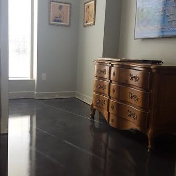 Titanium and Gunmetal Epoxy Flooring