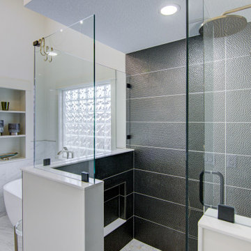 Majestic Golden Glow Bathroom Retreat