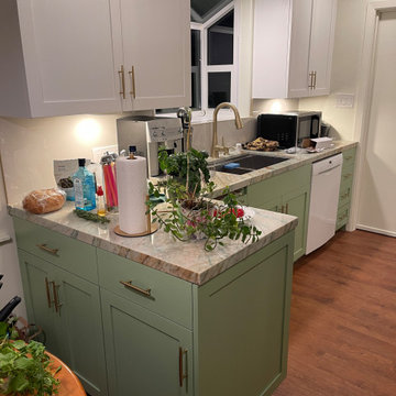 Kitchen Remodel 2024 Oakland/ white and light green