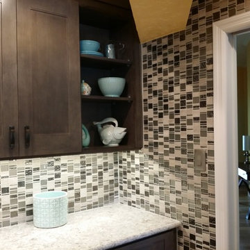 New Cabinets in Maple With Stone Grey Stain