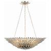Crystorama 519-SA 8 Light Chandelier in Antique Silver