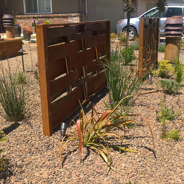 Edible Garden with Whimsy - Lawn removal project