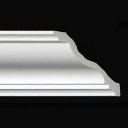 130 DCT Plain Styrofoam Crown Molding-6 in wide & 6.5 ft. long - Wallpaper