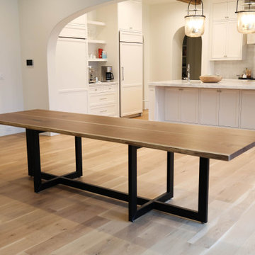 10 Foot Natural Walnut Live Edge Table