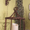 Colonial Wall Sconce Cage Lantern, Candle Holder Flower Pot Indoor Outdoor