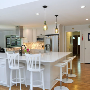 Classic Traditional White Kitchen / Rockville, MD