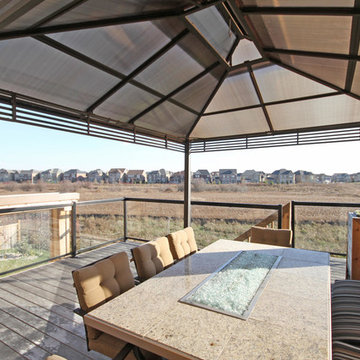 Multi Level Deck With Rain curtain
