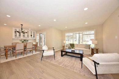 Living room - living room idea in Milwaukee