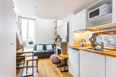 Idées déco pour une cuisine contemporaine.