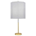 Robert Abbey - Robert Abbey PG04 Kate, 1 Light Table Lamp - Make a bold statement in your space with the KateKate 1 Light Table L Modern Brass/Crystal *UL Approved: YES Energy Star Qualified: n/a ADA Certified: n/a  *Number of Lights: 1-*Wattage:150w Type A bulb(s) *Bulb Included:No *Bulb Type:Type A *Finish Type:Modern Brass/Crystal