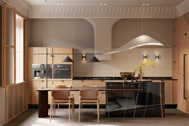 ЖК "ТАПИОЛА"- современный классический интерьер трехкомнатной квартиры