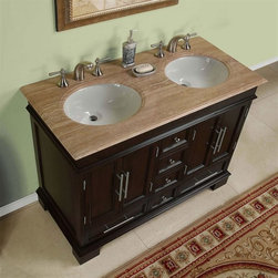 Accord Antique 48 inch Double Sink Bathroom Vanity - Bathroom Vanities And Sink Consoles