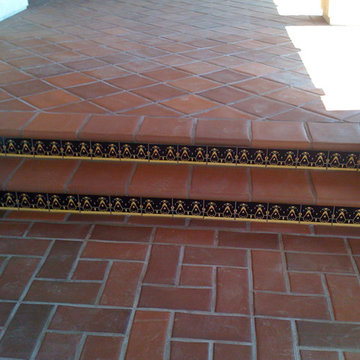 Mission California House High Fire Spanish Pavers
