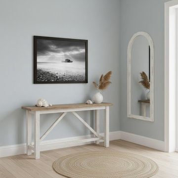 Abandoned West Pier Black and White Coastal Wall Art Prints