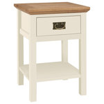 Bentley Designs - Provence Painted Oak Furniture Lamp Table - Provence Painted Oak Lamp Table is a timeless piece that works seamlessly in both modern and traditional settings, making it ideal for town and country homes. The range offers a wide selection of simple but stylish furniture to make any room look and feel great.