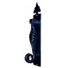 Door Knocker Black Cast Iron 10" H x 1 5/8" W Renovators Supply