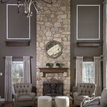 Newtown, PA: Charming Two Story Living Room