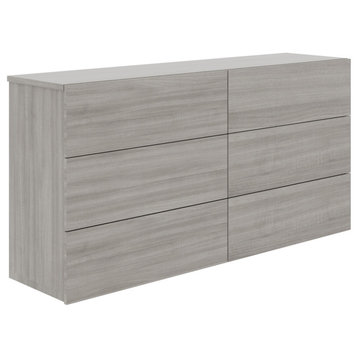 Ayla Dresser, Light Gray Oak High Gloss