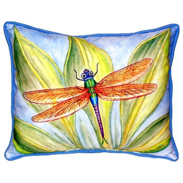 Dick's DragonFly Small Indoor/Outdoor Pillow 11x14 - Set of Two